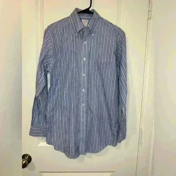Brooks BrothersCotton Non-Iron , Striped Dress Shirt 14.5 - 2/3 Vintage - Picture 1 of 5